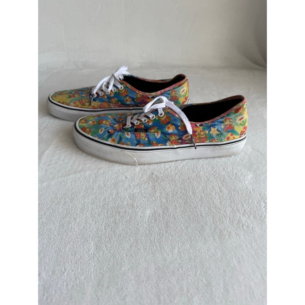 Vans Nintendo‎ Super Mario Brothers Sneakers Skater Gamer Unisex Sz M 11 W 12.5
